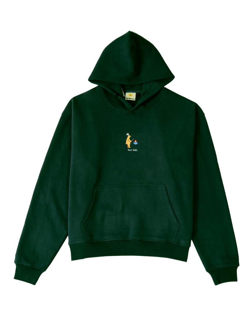 Bear Grills Hood  [Good Mourning] - Dark Pine (Heavyweight Hemp)