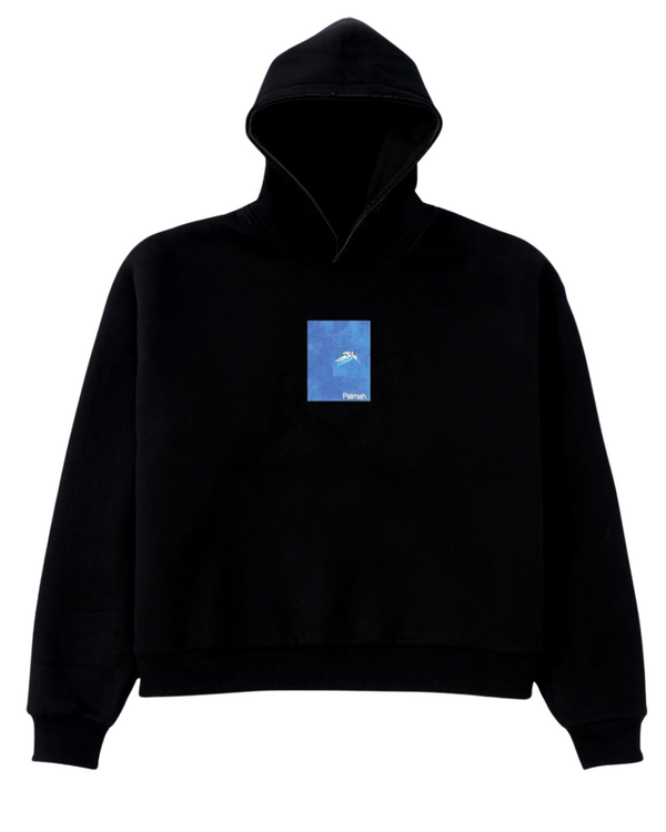 Floating Hood - Black (Heavyweight Hemp)