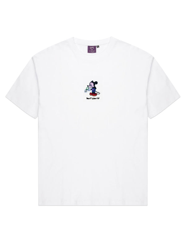 Don't Grow Up - White (Organic Hemp T Shirt)