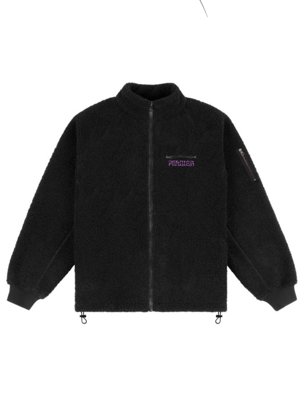 Full Zip - Midnight / Violet (Recycled Sherpa)