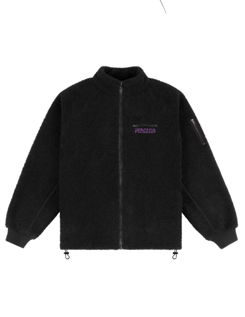 Full Zip (Recycled Sherpa) Midnight / Purple