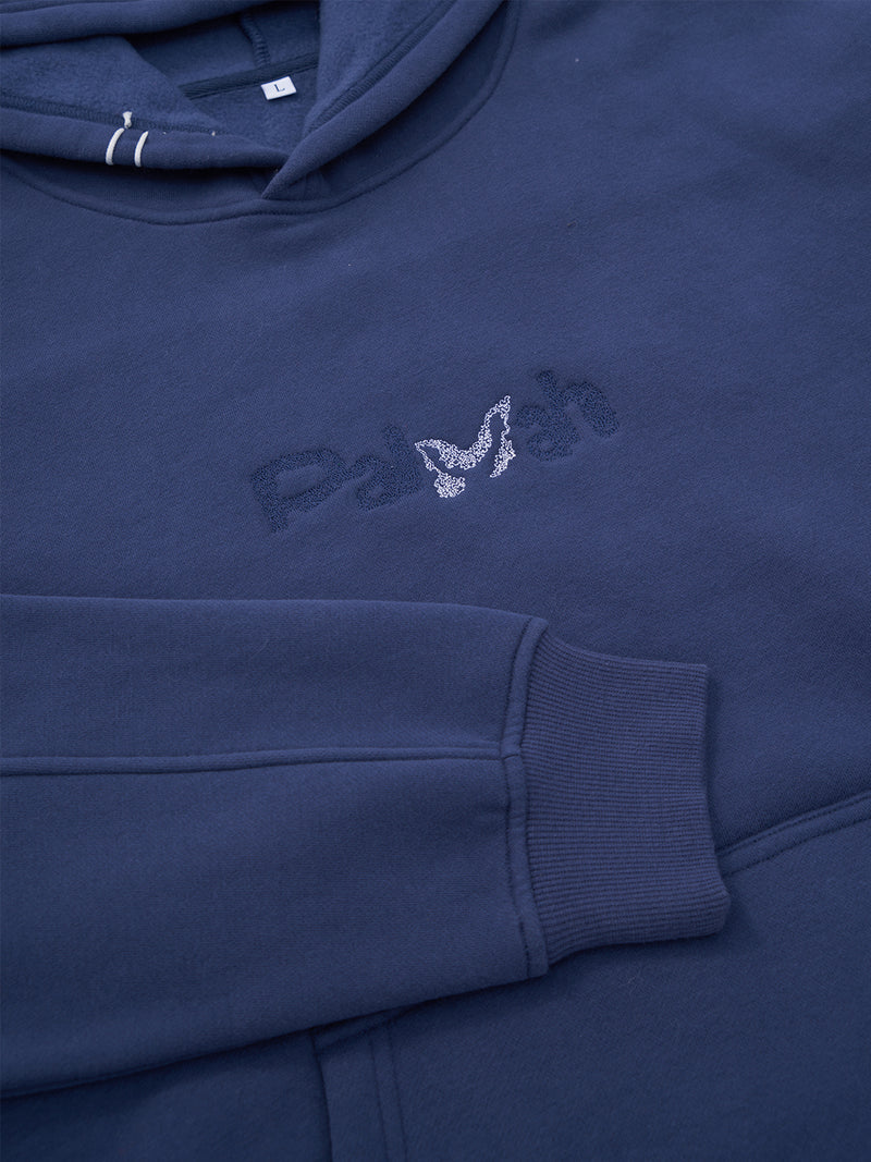 Butterfly Stitch Hood - Petrol (Hemp)