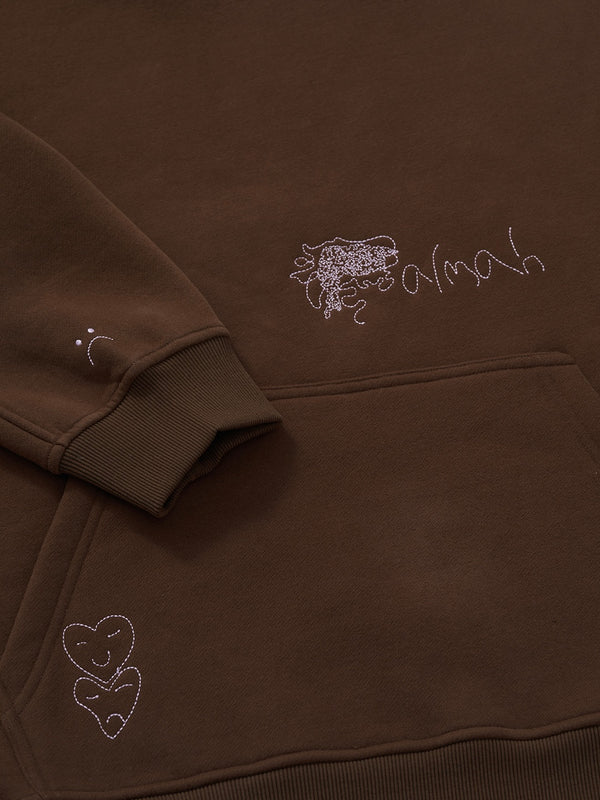 Nobody Exists On Purpose Hood - Chocolate (Hemp)