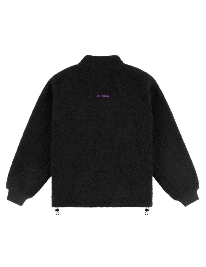 Full Zip - Midnight / Violet (Recycled Sherpa)