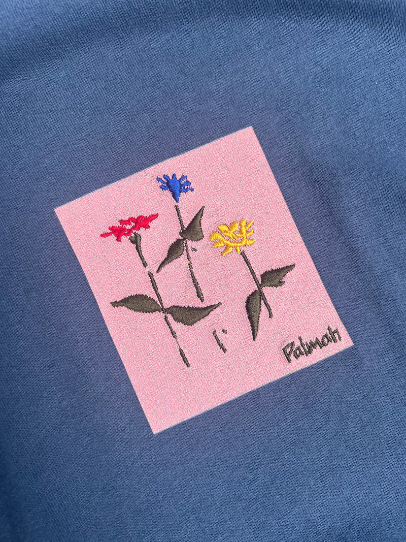 Le Fleurs - Petrol Blue (Organic Hemp T Shirt)