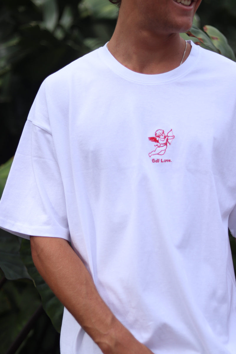 Self Love - White (Organic Hemp T Shirt)
