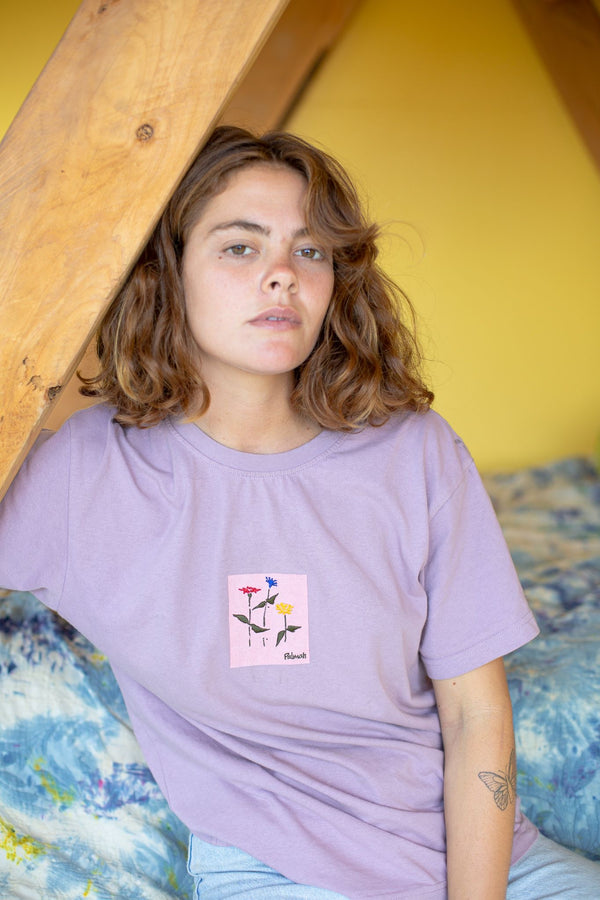 Le Fleurs - Lavendar (Organic Hemp T Shirt)