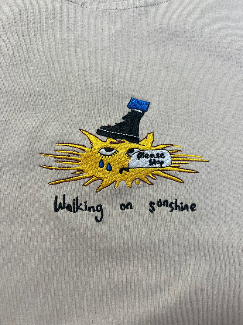 Walkin on Sunshine - Oat (Organic Hemp T Shirt)