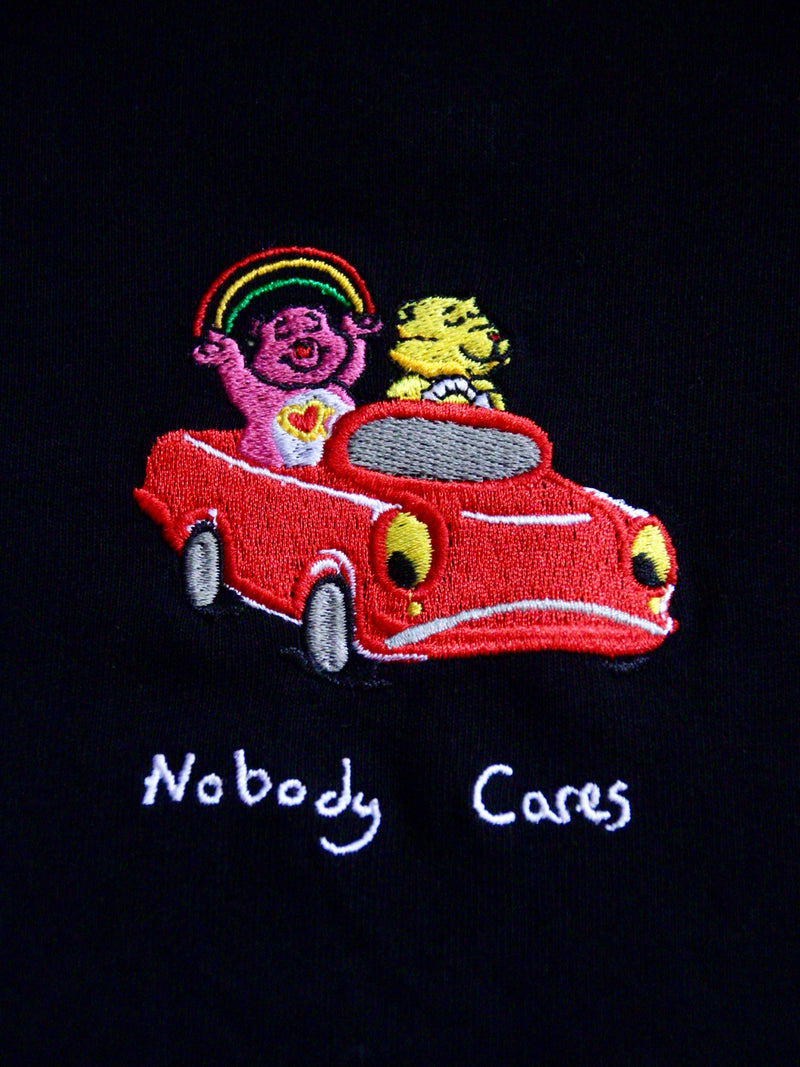 Nobody Cares - Black (Organic Hemp T Shirt)