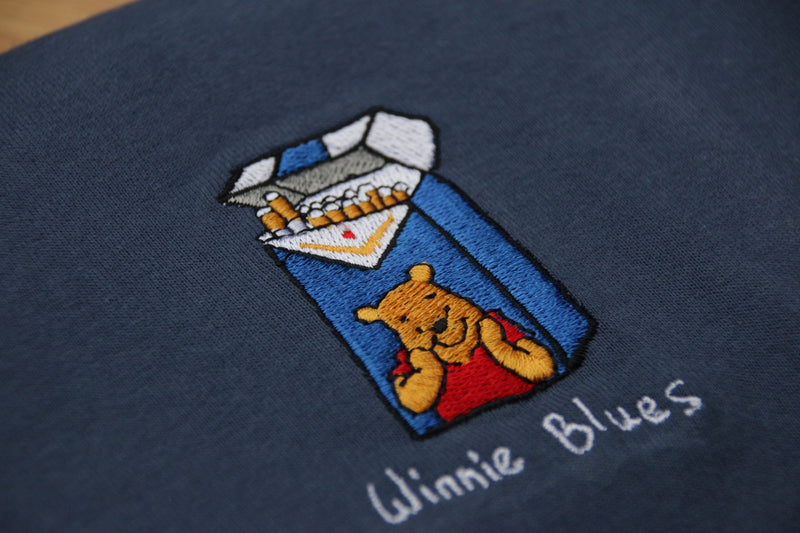 Winnie Blues - Petrol Blue (Organic Hemp T Shirt)