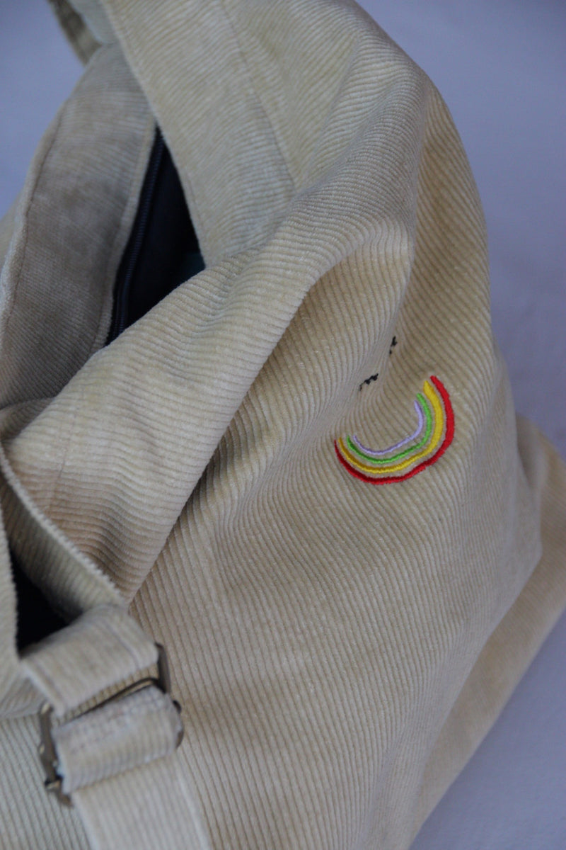 Recycled Cord Bag - Ivory