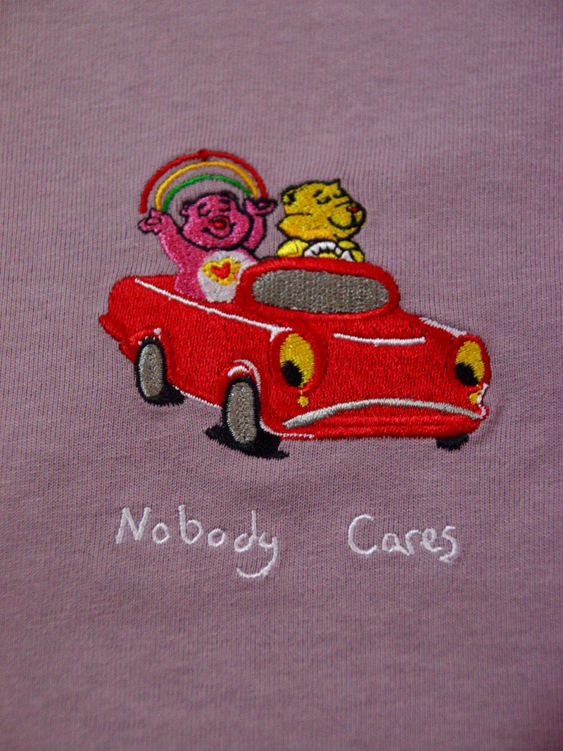 Nobody Cares - Dusky Lilac (Organic Hemp T Shirt)