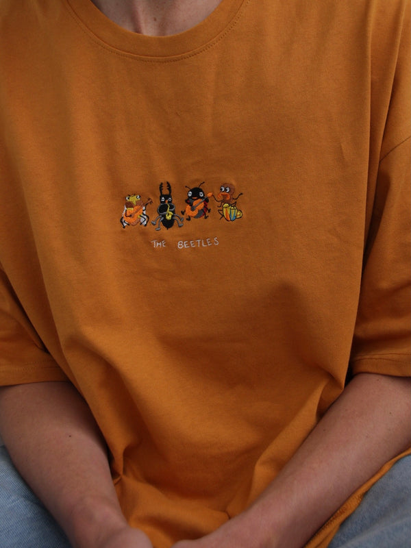 The Beetles - Burnt Orange (Organic Hemp T Shirt)