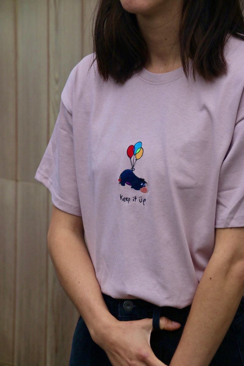 Keep it üp - Dusty Rose (Organic Hemp T Shirt)