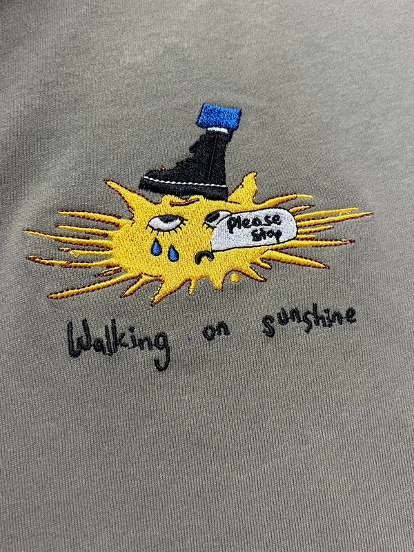 Walkin on Sunshine - Moss (Organic Hemp T Shirt)