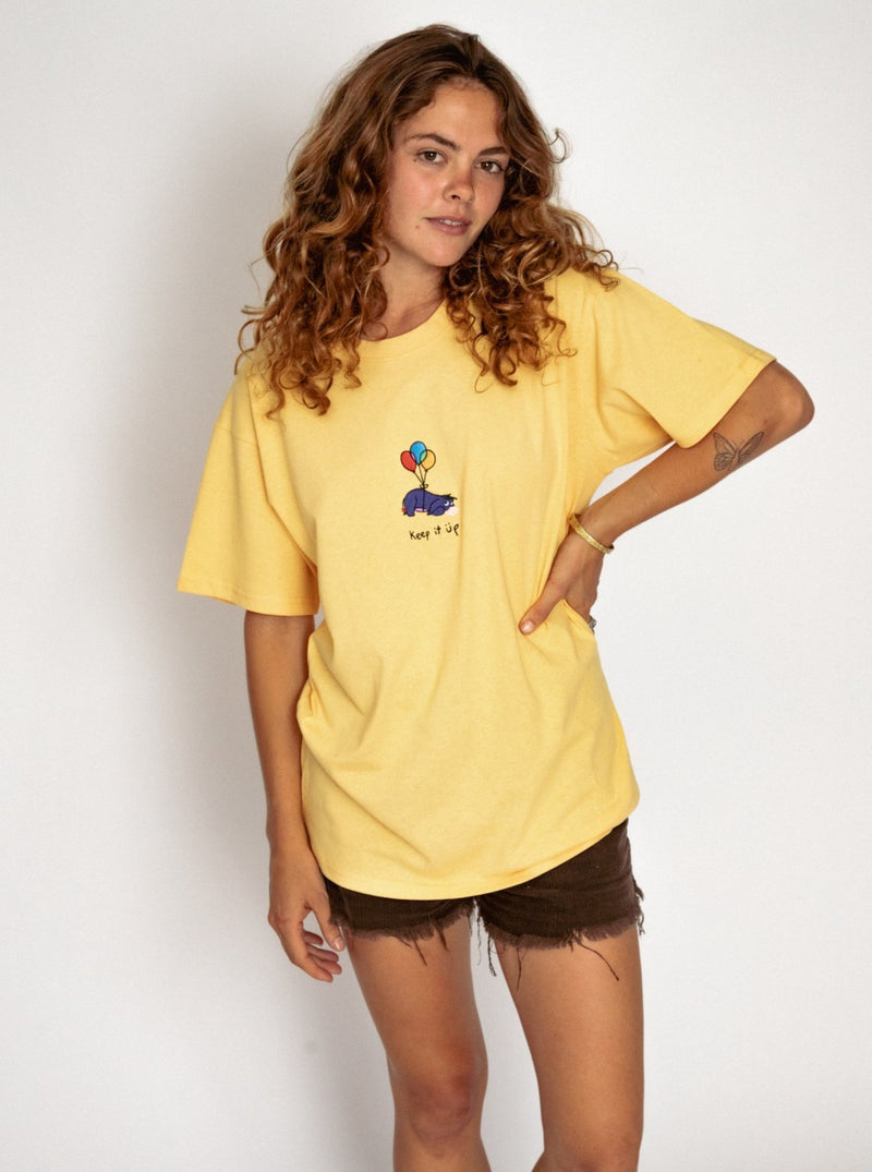 Keep it üp - Light Honey (Organic Hemp T Shirt)