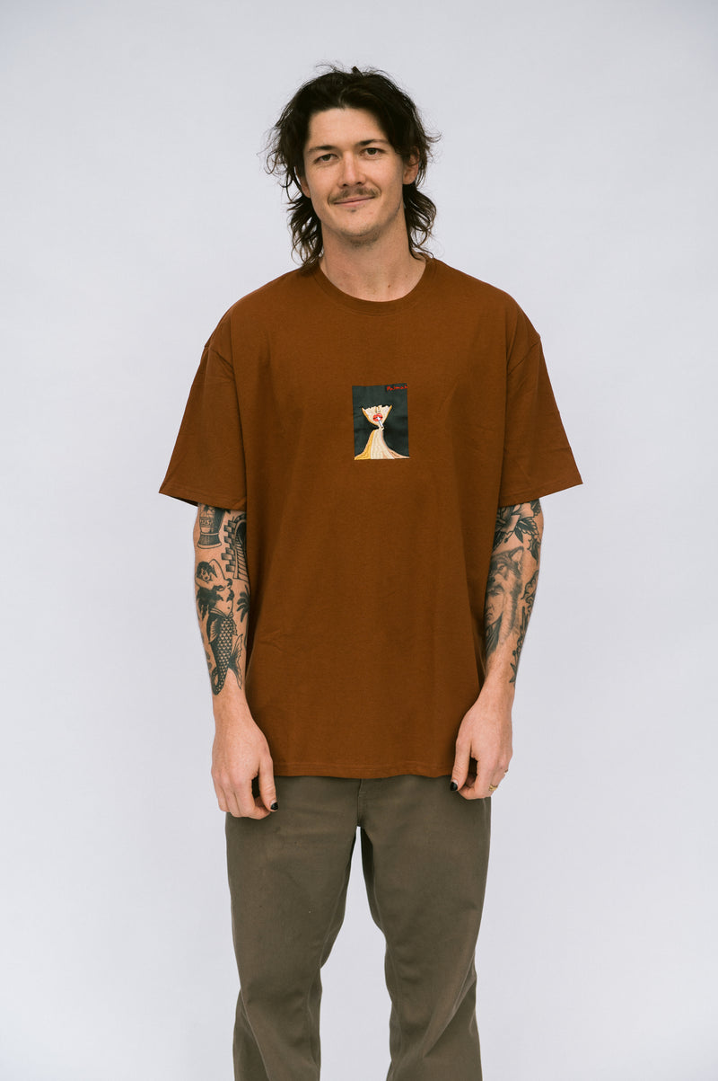 Pulp Fiction - Burnt Rust (Organic Hemp T Shirt)